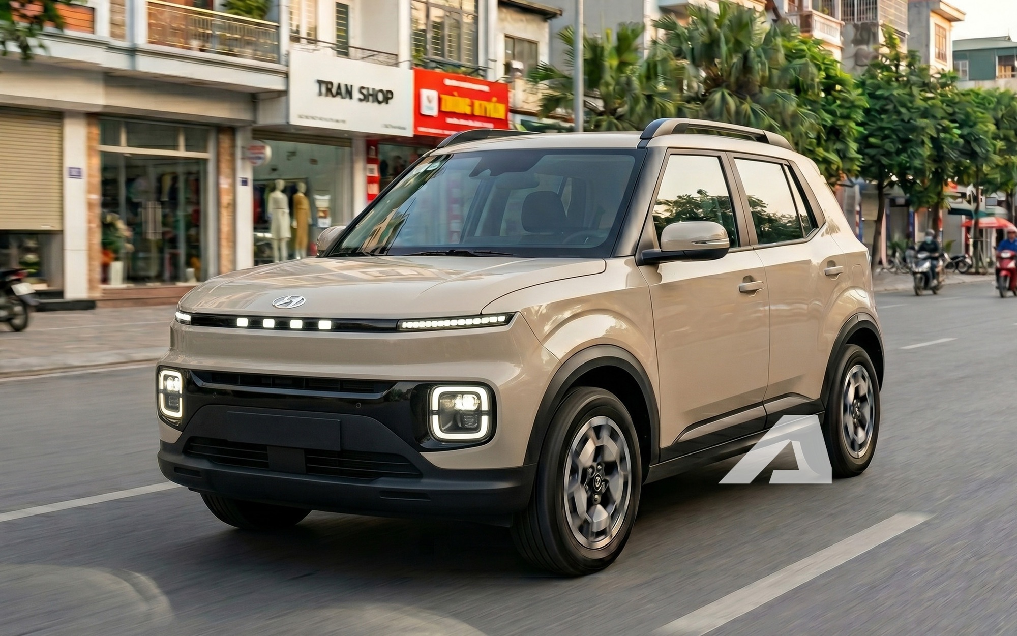 SUV điện Hyundai ngang cỡ Venue chạy thử tr&ecirc;n đường: D&aacute;ng g&oacute;c cạnh hầm hố, dễ t&iacute;ch hợp nhiều c&ocirc;ng nghệ hiện đại- Ảnh 3.