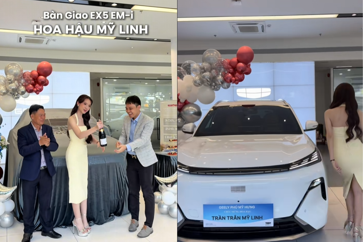 Hoa hậu Mỹ Linh sắm xe mới giống Chi Pu vừa mua, chọn bản chạy hơn 1.800km khi đổ đầy b&igrave;nh- Ảnh 1.