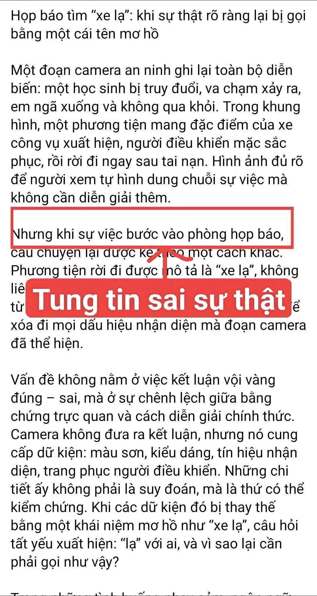 Th&ocirc;ng tin mới nhất vụ nam sinh lớp 12 lao xe xuống mương tử vong tại Đắk Lắk: Đ&igrave;nh chỉ thiếu t&aacute; CSGT- Ảnh 2.