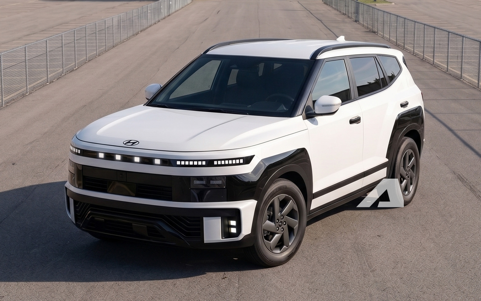 Hyundai Creta đời mới chạy thử tr&ecirc;n đường với k&iacute;ch thước lớn hơn hẳn, d&aacute;ng g&oacute;c cạnh như &lsquo;tiểu Santa Fe&rsquo;, dễ th&ecirc;m hybrid cạnh tranh Yaris Cross, Xforce- Ảnh 4.