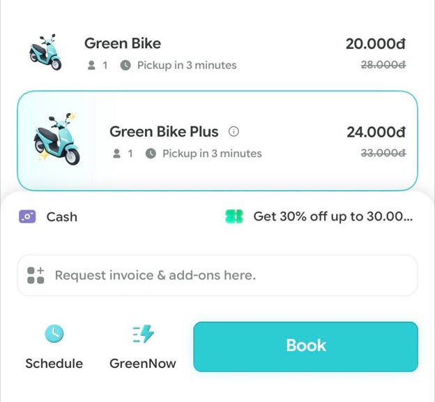 1 cuốc xe đặt tr&ecirc;n cả Be, Grab v&agrave; Green SM: App n&agrave;o rẻ nhất?- Ảnh 1.