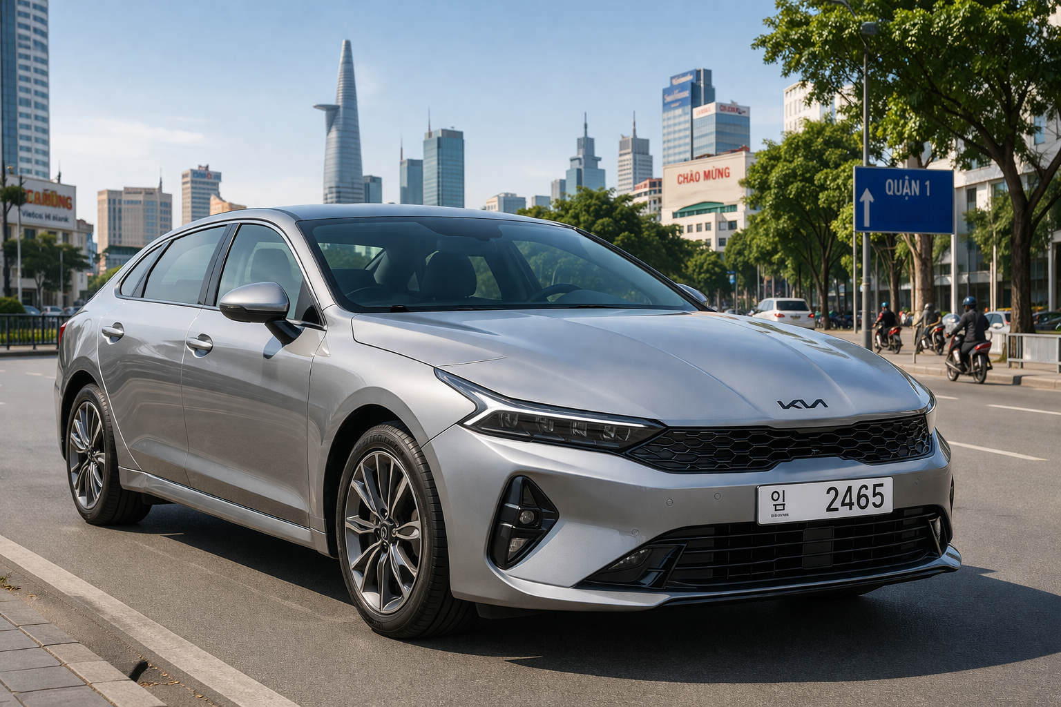 Kia K5 mới lộ diện tại H&agrave;n Quốc: C&oacute; thể cắm sạc khi gi&aacute; xăng tăng, dễ th&agrave;nh xu hướng khi về Việt Nam- Ảnh 3.