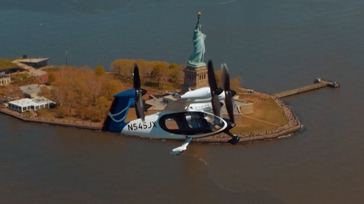 Taxi h&agrave;ng kh&ocirc;ng thử nghiệm tại New York, kết nối với s&acirc;n bay trong 10 ph&uacute;t- Ảnh 1.