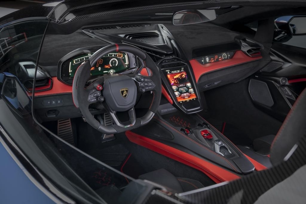 Lamborghini Fenomeno Roadster ra mắt: 15 chiếc tr&ecirc;n to&agrave;n cầu, m&aacute;y V12 h&uacute;t kh&iacute; tự nhi&ecirc;n hơn 1.000 m&atilde; lực, khung gầm d&ugrave;ng vật liệu carbon, vẫn tăng tốc nhanh 'ch&oacute;ng mặt' nhờ c&ocirc;ng nghệ đặc biệt- Ảnh 2.
