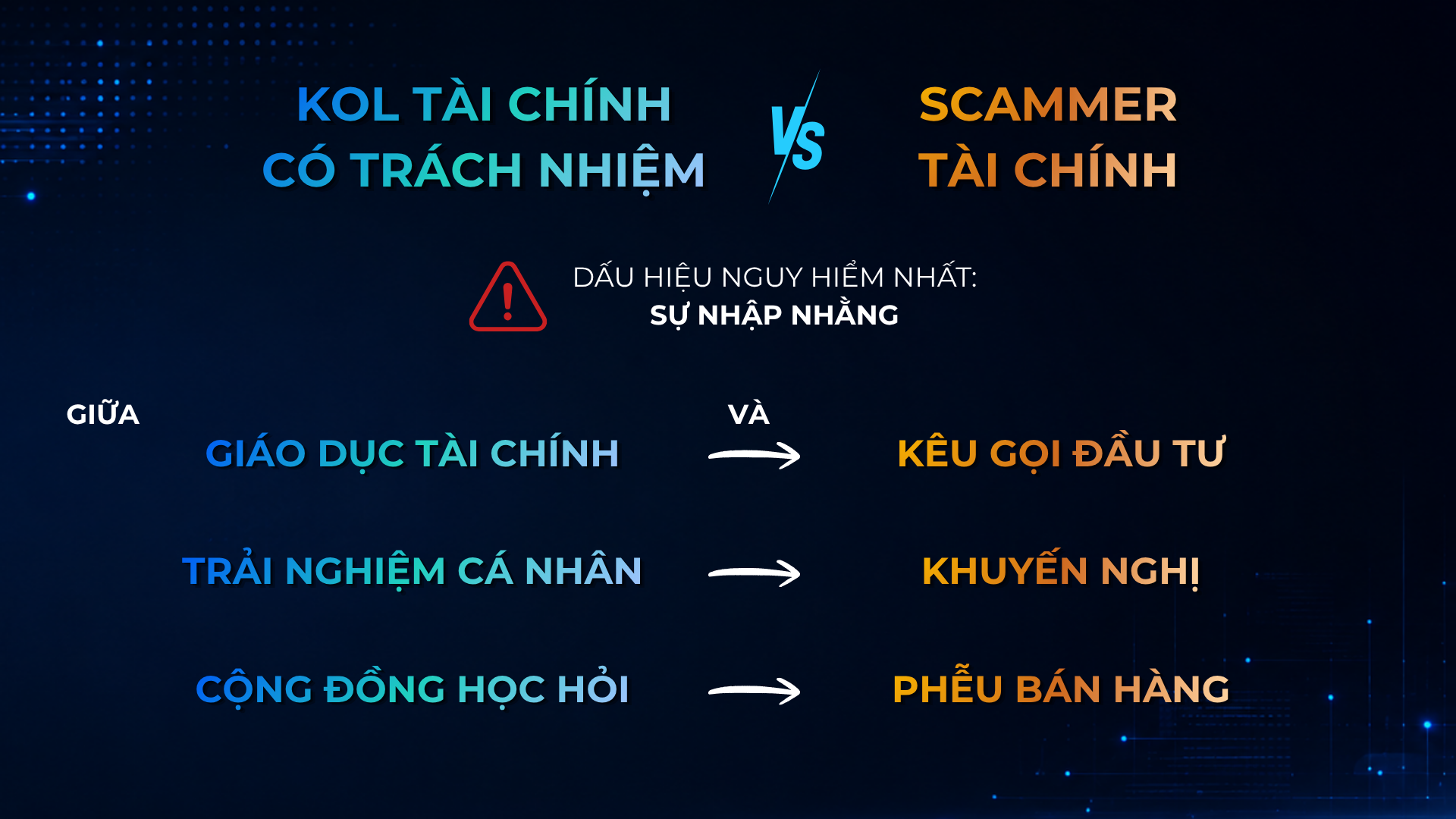 'Scammer tài chính thường bán giấc mơ giàu nhanh, còn KOL tài chính trách nhiệm sẽ giúp người dùng hiểu rõ rủi ro'- Ảnh 4. 'Scammer tài chính thường bán giấc mơ giàu nhanh, còn KOL tài chính trách nhiệm sẽ giúp người dùng hiểu rõ rủi ro'- Ảnh 4.