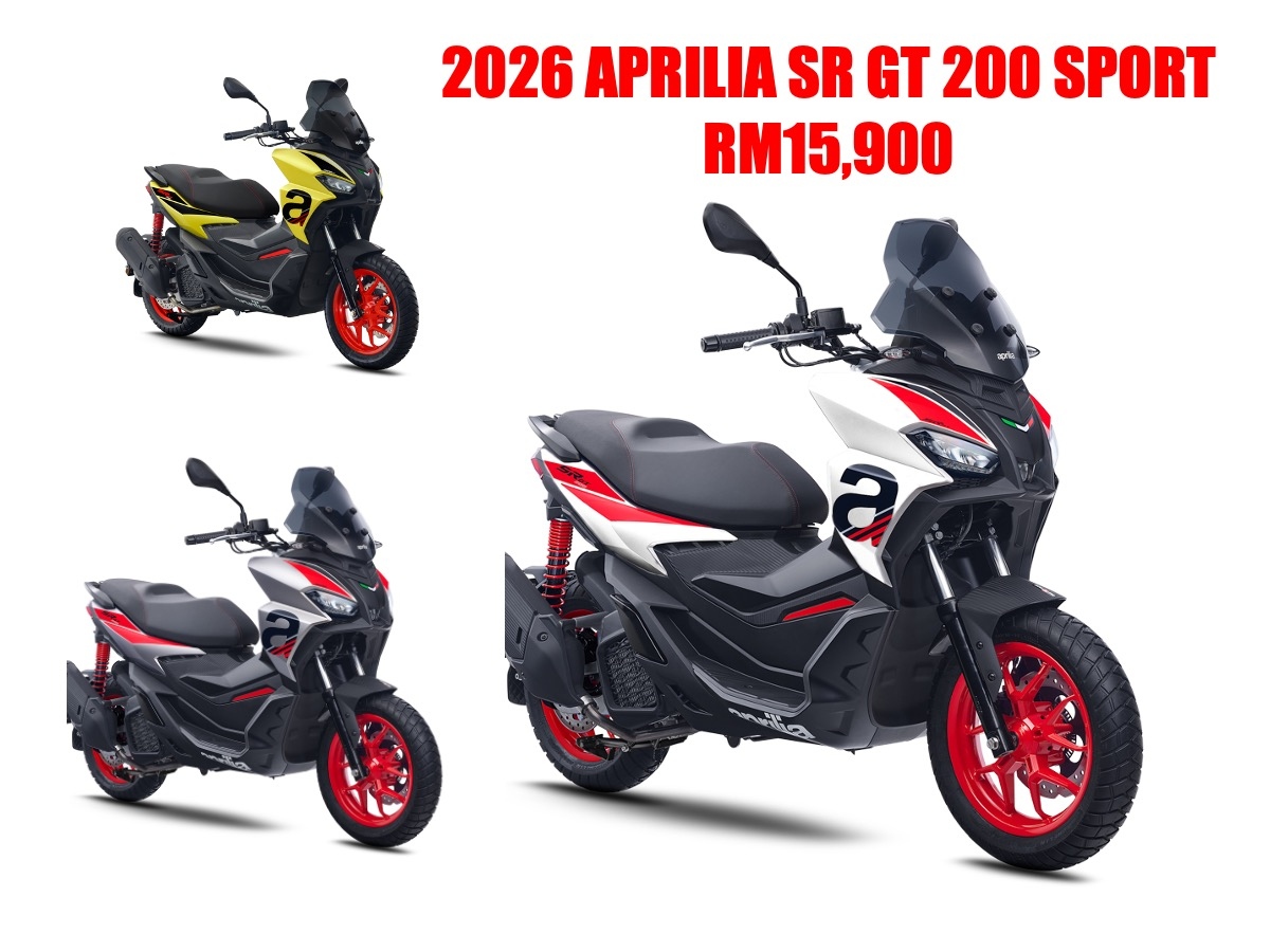 Đối thủ Honda ADV 160 sập gi&aacute; tại Malaysia, kh&aacute;ch Việt ng&oacute;ng chờ si&ecirc;u phẩm Aprilia SR GT 200 Sport 2026- Ảnh 1.