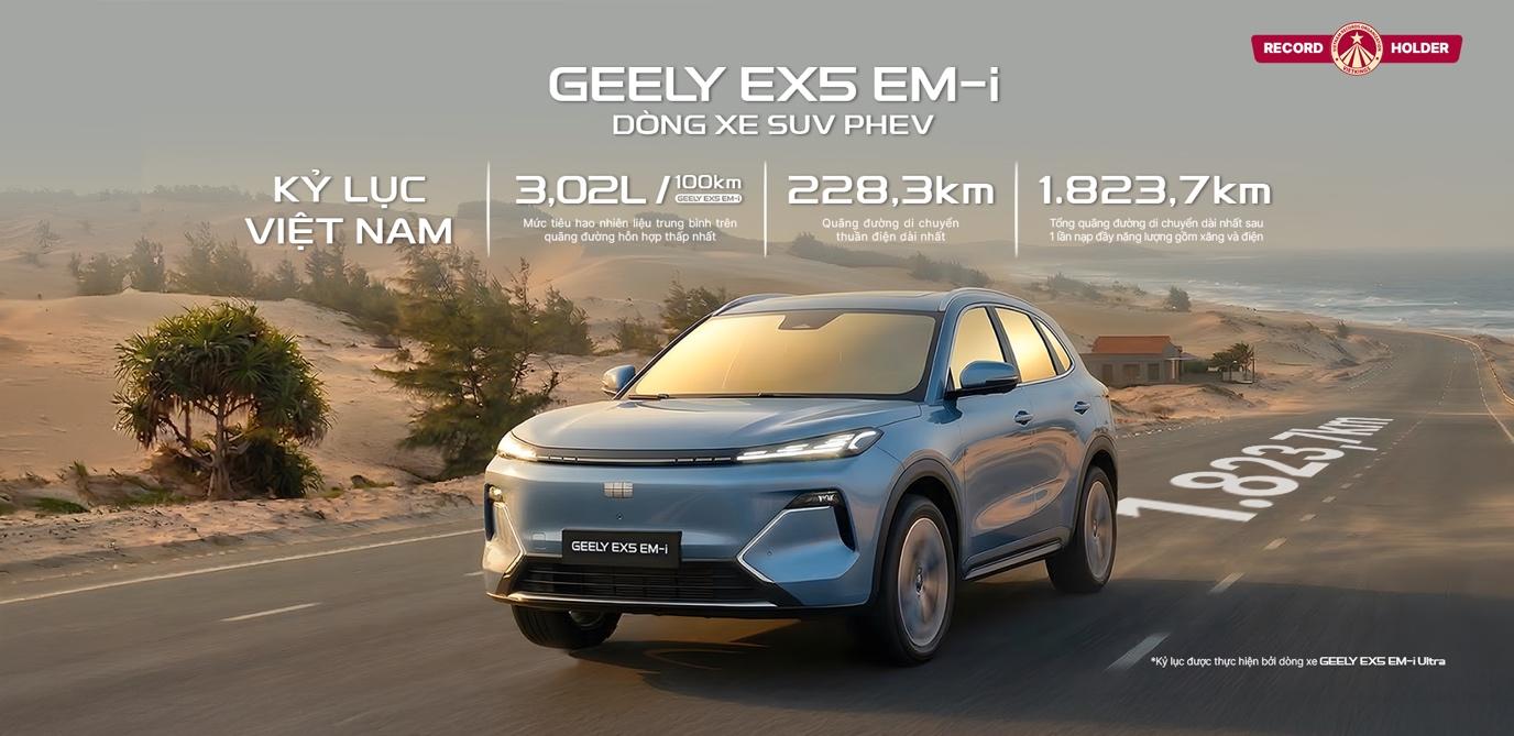 Geely EX5 EM-i: "Điểm chạm" kinh tế, chinh phục người d&ugrave;ng Việt bằng gi&aacute; trị thực- Ảnh 1.