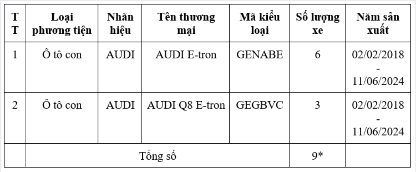 Thu hồi 2 d&ograve;ng xe Audi tại Việt Nam do lỗi phanh- Ảnh 1.