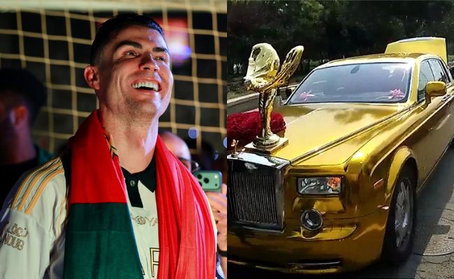 Thực hư chuyện Ronaldo tặng loạt si&ecirc;u xe Rolls-Royce Phantom mạ v&agrave;ng cho cả đội Al Nassr sau chức v&ocirc; địch- Ảnh 1.