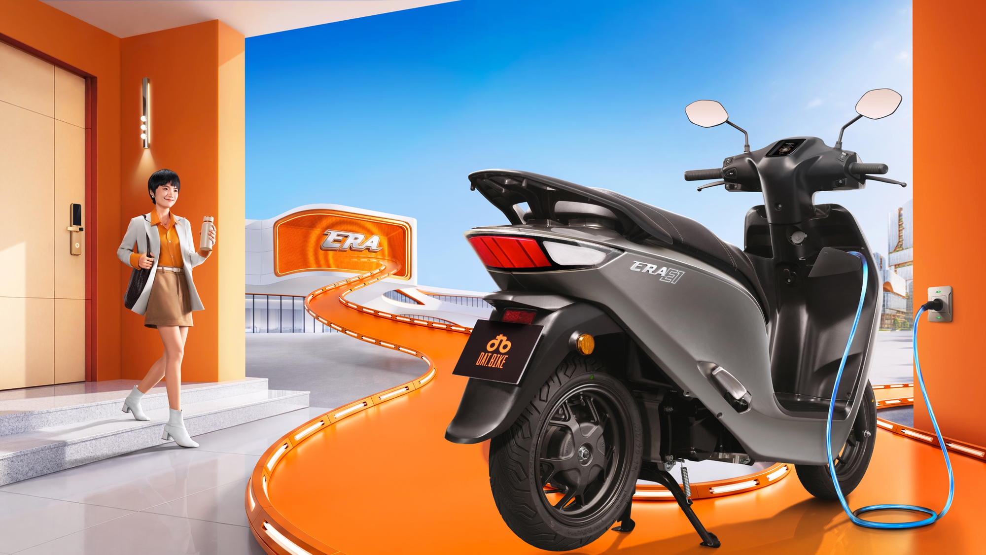 Dat Bike Era ra mắt: Gi&aacute; từ 29,9 triệu đồng, cốp to gấp rưỡi LEAD, chạy 200km/sạc, nhiều c&ocirc;ng nghệ- Ảnh 5.