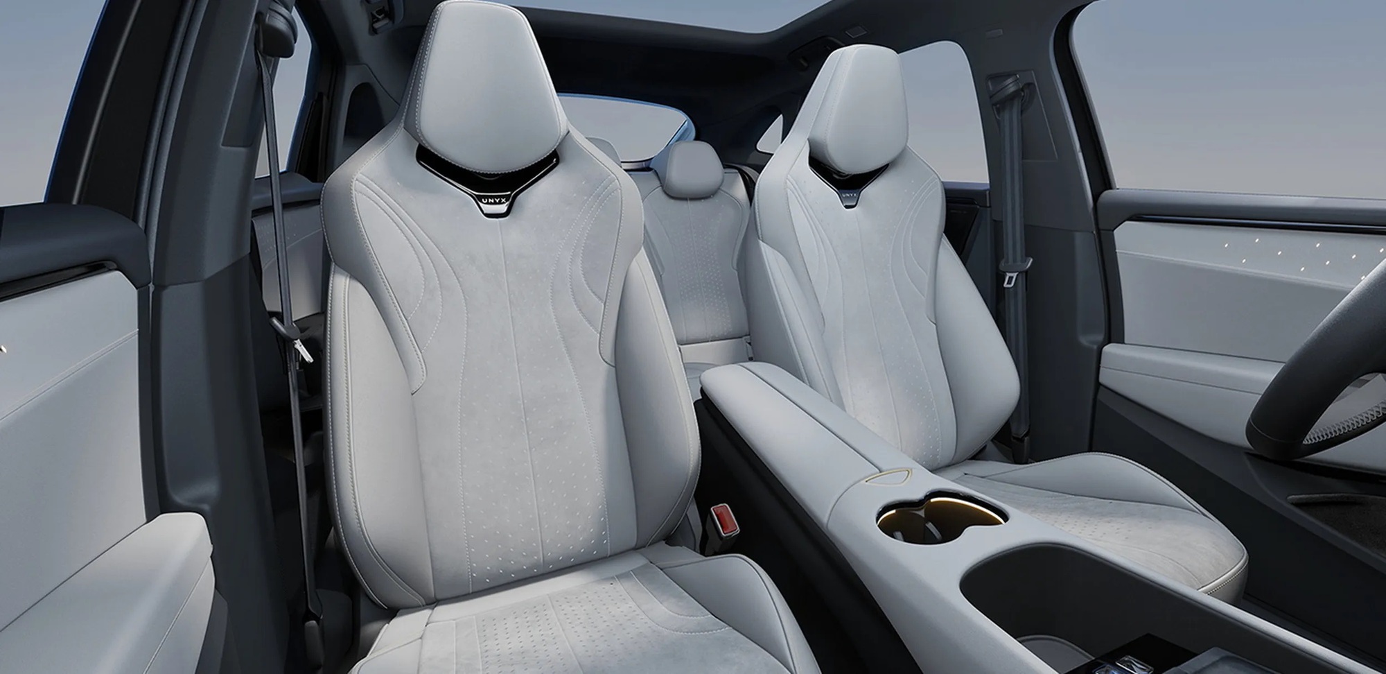 VW ID. Unyx 07 - Sedan điện gi&aacute; quy đổi hơn 420 triệu đồng, ngang cỡ Camry, d&aacute;ng như &lsquo;tiểu Taycan&rsquo;, chạy gần 560km/sạc- Ảnh 11.