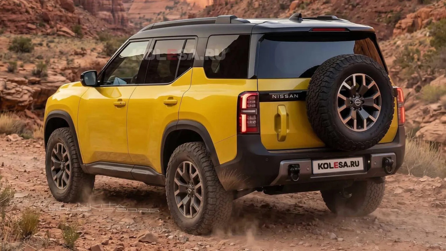 Nissan Xterra - Đối thủ mới của Land Cruiser Prado c&oacute; th&ecirc;m ảnh để lộ r&otilde; thiết kế hơn với nhiều đường g&acirc;n cơ bắp- Ảnh 3.