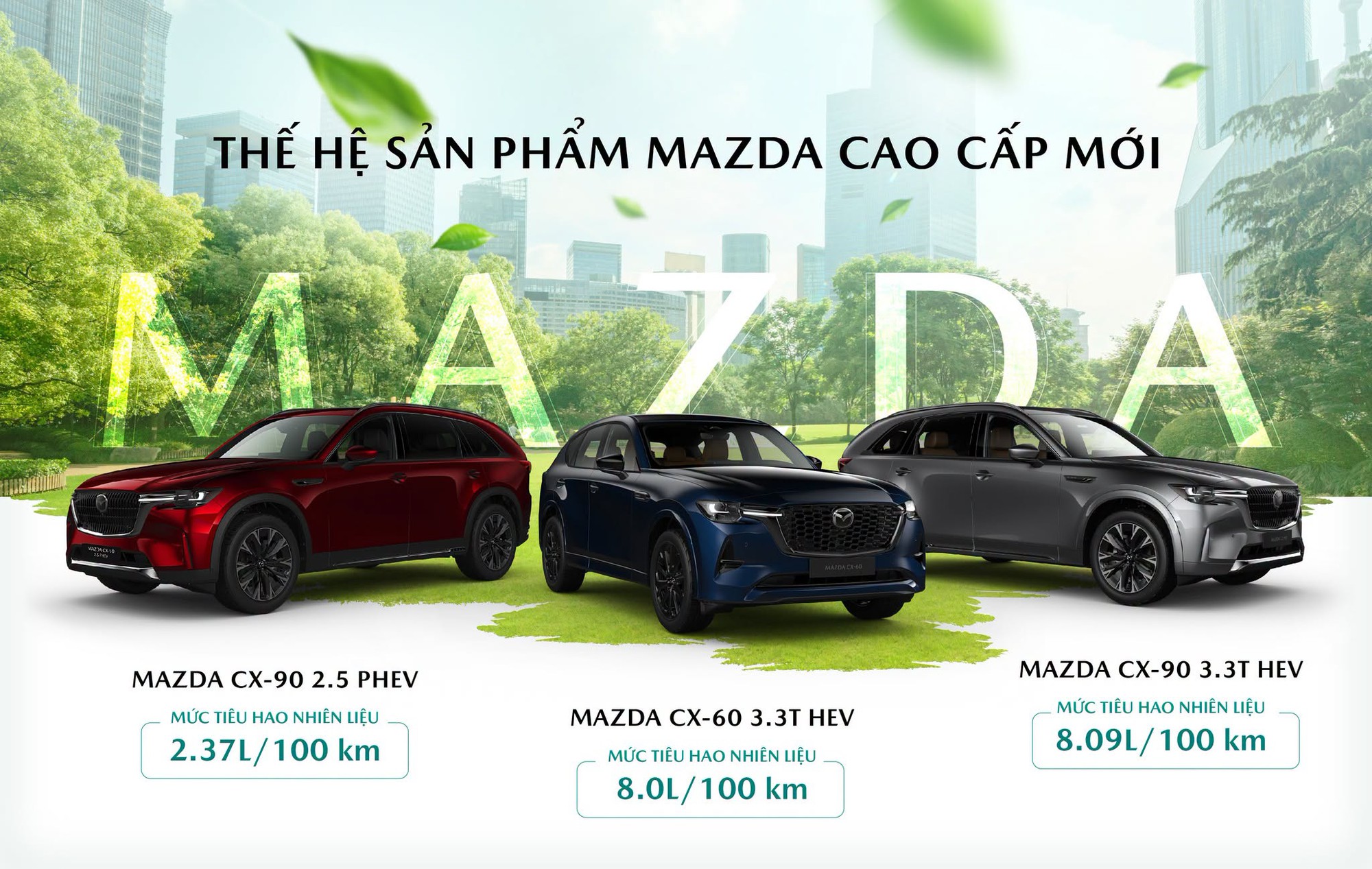Mazda CX-90 được 'nh&aacute; h&agrave;ng' th&ecirc;m th&ocirc;ng tin trước khi ra mắt Việt Nam: 2 cấu h&igrave;nh động cơ, 'ăn' xăng chỉ từ hơn 2,3L/100km ngang xe tay ga - Ảnh 1.
