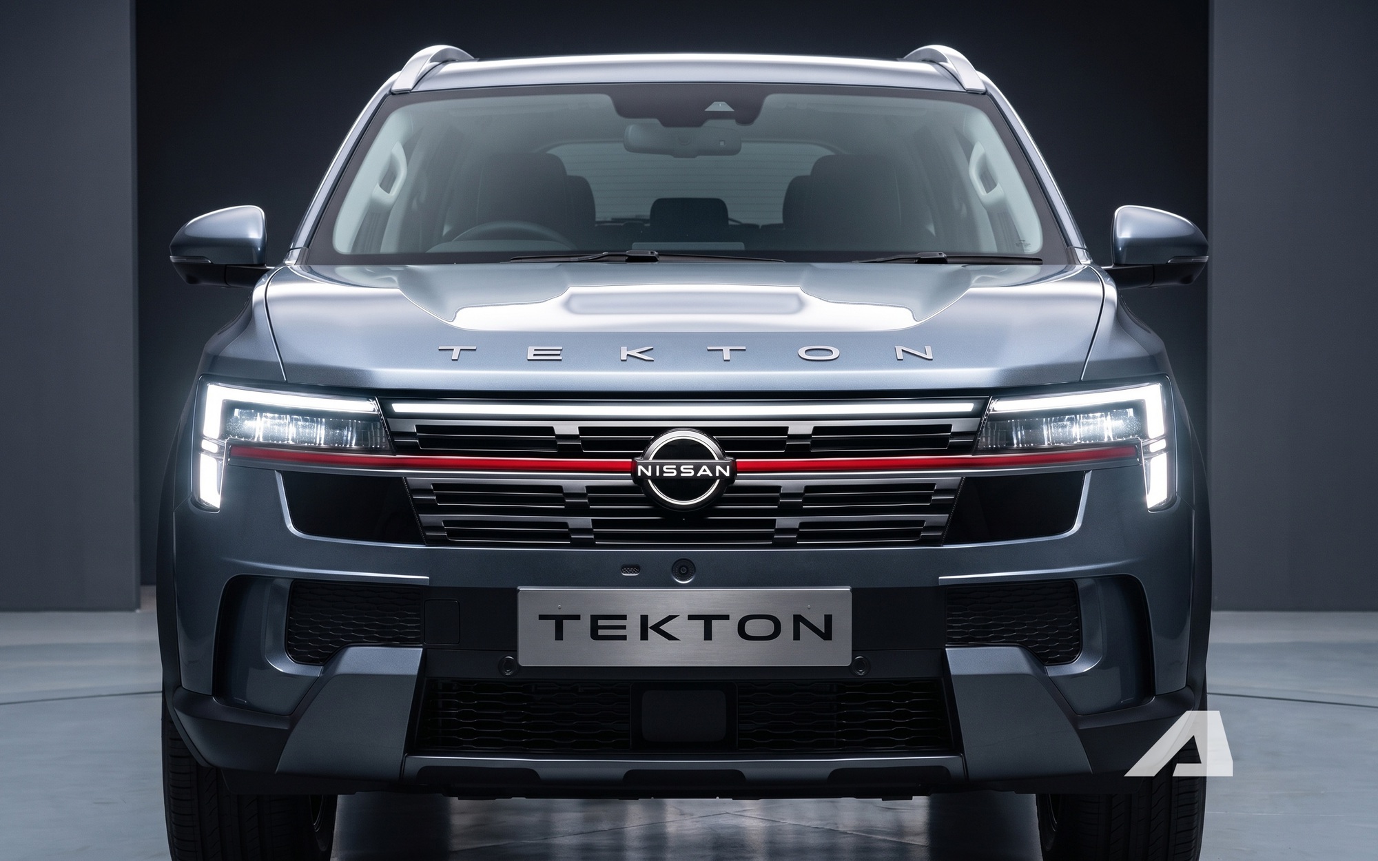 Nissan Tektok lộ rõ đầu xe gân guốc, góc cạnh, giống Patrol thu nhỏ để cạnh tranh Creta, Seltos - Ảnh 3.