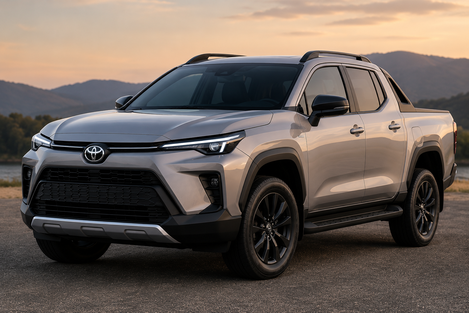 Toyota thử nghiệm xe b&aacute;n tải mới: Đ&uacute;ng nghĩa b&aacute;n tải đi c&agrave; ph&ecirc;, d&ugrave;ng nền tảng giống Corolla Cross, dự kiến ra mắt đầu năm 2027- Ảnh 3.