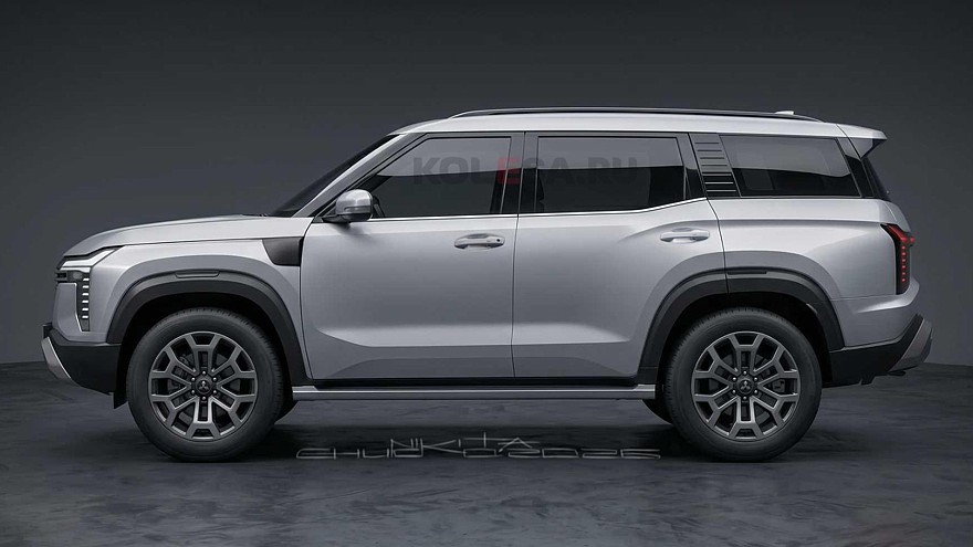 Xem trước Mitsubishi Pajero đời mới cận kề ng&agrave;y ra mắt: D&aacute;ng gần giống Destinator nhưng trau chuốt hơn, sẽ d&ugrave;ng gầm rời, m&aacute;y hybrid cạnh tranh Prado- Ảnh 4.