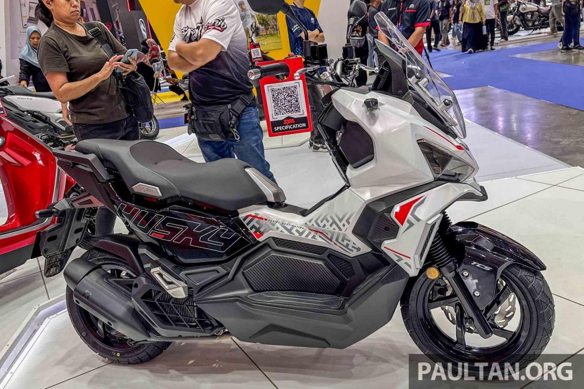 Mẫu xe tay ga địa h&igrave;nh SYM Husky 200 2026 ra mắt, trang bị phanh ABS- Ảnh 2.