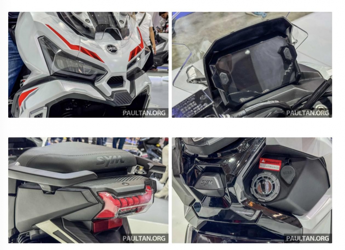 Mẫu xe tay ga địa h&igrave;nh SYM Husky 200 2026 ra mắt, trang bị phanh ABS- Ảnh 5.