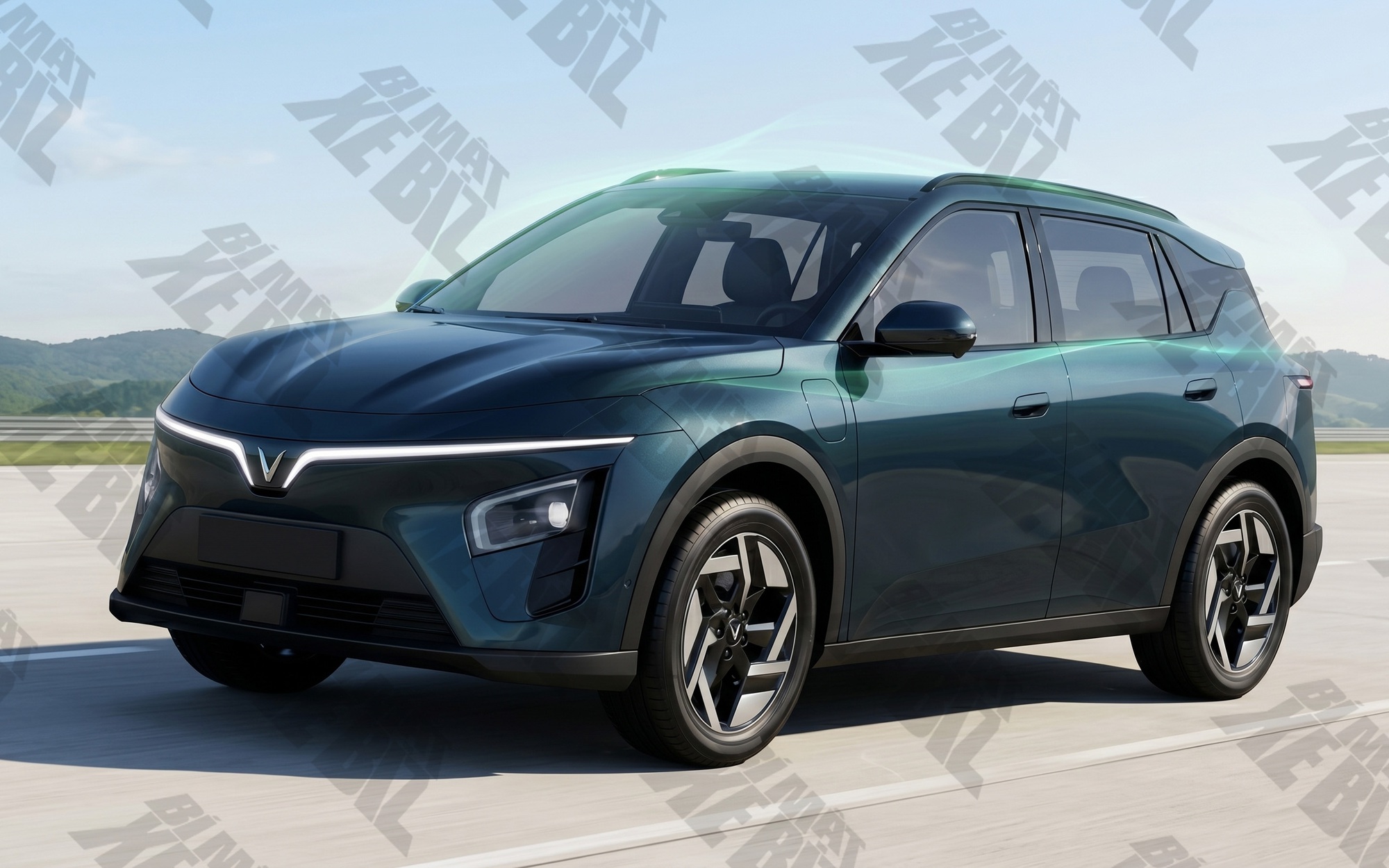 Lộ hình ảnh SUV VinFast mới lạ: Mặt trước như VF 7 nhưng dáng khác, ca-pô gân guốc hơn, tay nắm cửa mới, mâm như MPV 7- Ảnh 3. Lộ hình ảnh SUV VinFast mới lạ: Mặt trước như VF 7 nhưng dáng khác, ca-pô gân guốc hơn, tay nắm cửa mới, mâm như MPV 7- Ảnh 3.