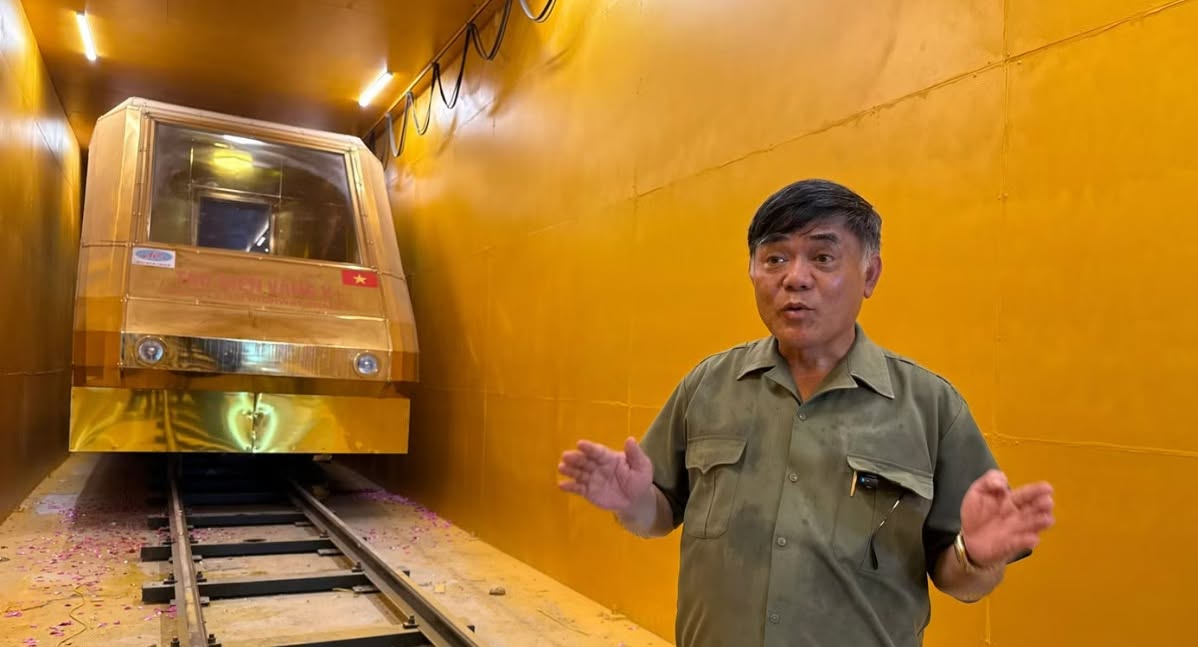 Việt Nam vừa c&oacute; đo&agrave;n t&agrave;u d&aacute;t v&agrave;ng được chạy thử dưới l&ograve;ng đất, thiết kế chở được 80 kh&aacute;ch- Ảnh 5.