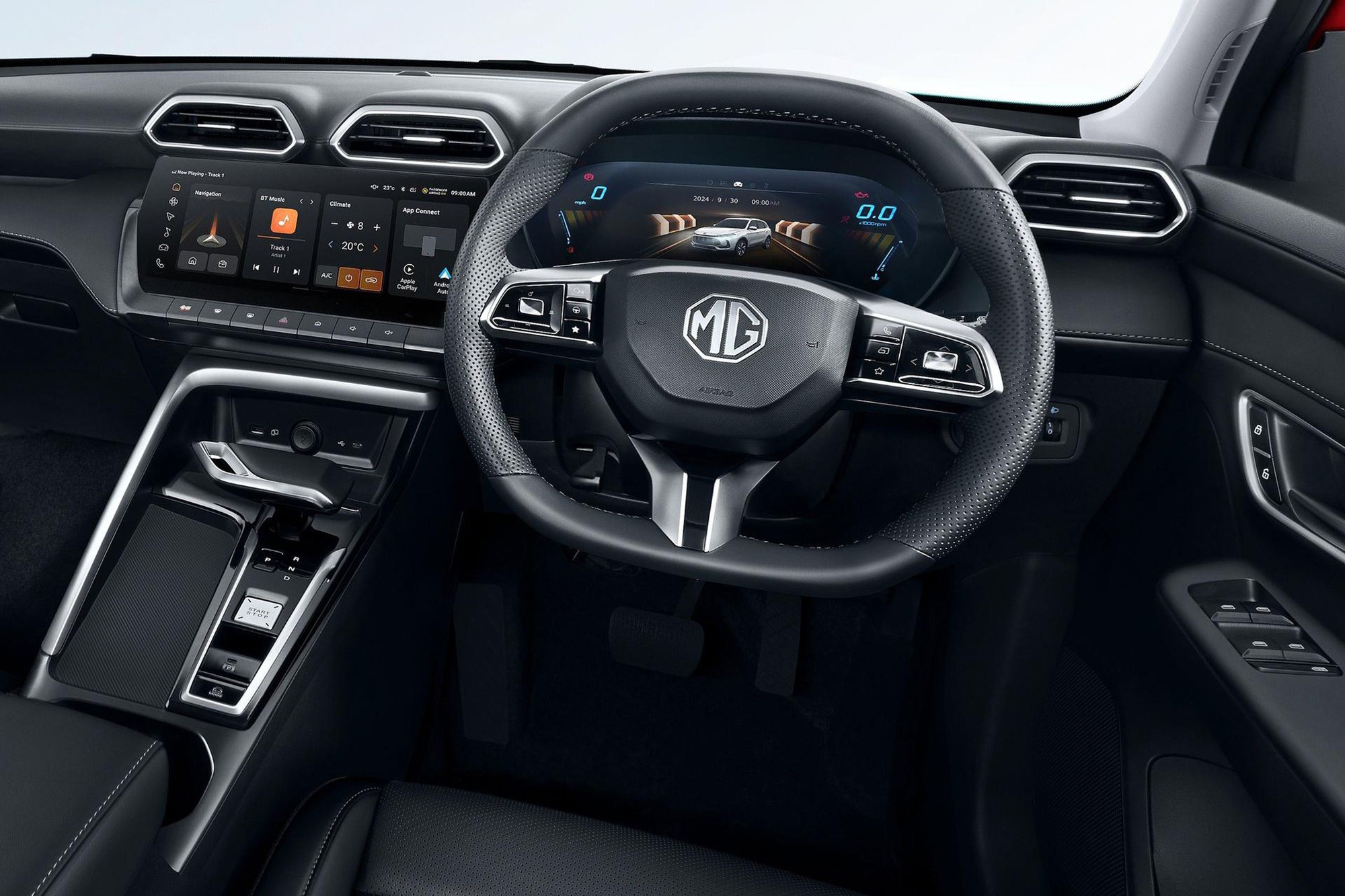 MG ZS hybrid 2026 ra mắt ĐN&Aacute;: Thiết kế long lanh hơn bản ở Việt Nam, hộp số 3 cấp độc đ&aacute;o, 15 t&iacute;nh năng ADAS - Ảnh 7.