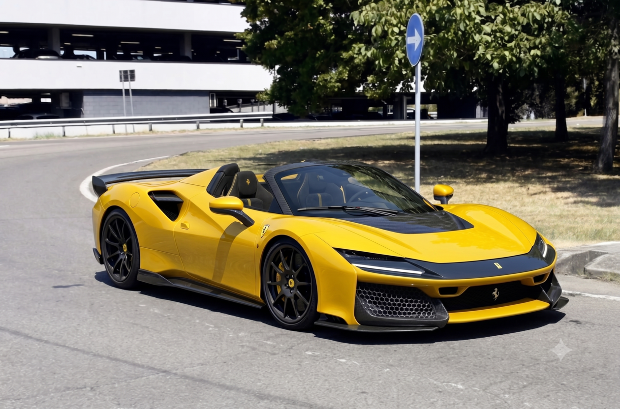 Si&ecirc;u xe giới hạn 399 chiếc của Ferrari lộ diện: M&aacute;y hybrid mạnh gần 1.200 m&atilde; lực, d&aacute;ng mui trần như LaFerari Aperta, ra mắt v&agrave;o năm sau - Ảnh 5.