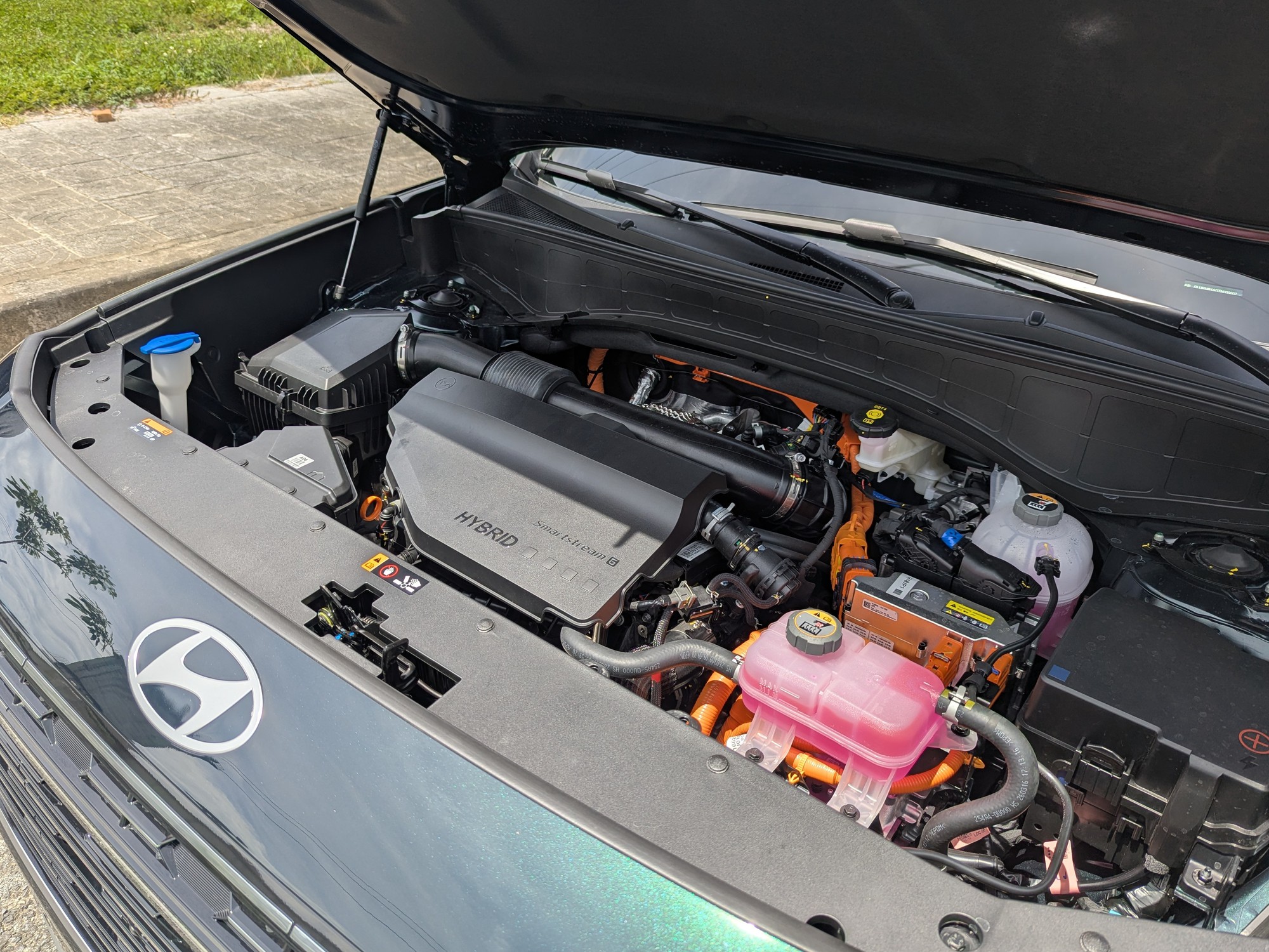 Hyundai đ&atilde; l&agrave;m g&igrave; để Palisade Hybrid m&aacute;y 2.5L mạnh như Hummer H2 c&oacute; động cơ V8? - Ảnh 5.