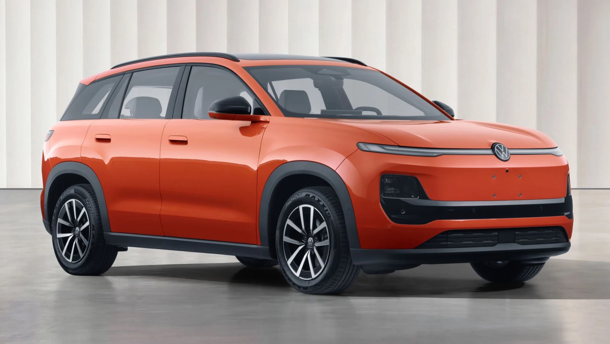 Volkswagen ID. Era 9X mới ra mắt Việt Nam thì ‘bản sao’ nhỏ hơn đã lộ diện: Ngang cỡ Mazda CX-5, mạnh hơn 200hp, có tự lái - Ảnh 1.