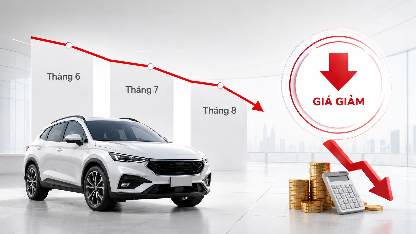 Gi&aacute; &ocirc; t&ocirc; th&aacute;ng sau rẻ hơn th&aacute;ng trước: Đua giảm gi&aacute; chưa dừng, đ&aacute;y gi&aacute; vẫn c&ograve;n bỏ ngỏ - Ảnh 1.