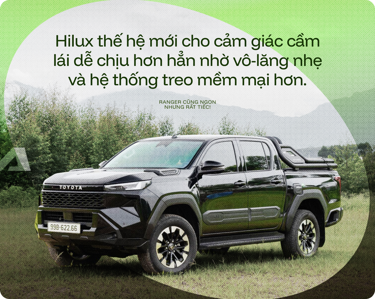 Dùng 4 đời bán tải, bán Ford Ranger mua Toyota Hilux, chủ xe đánh giá: ‘Bền hơn, lâu dài nuôi rẻ hơn, vận hành có điểm phải đánh đổi’ - Ảnh 10.