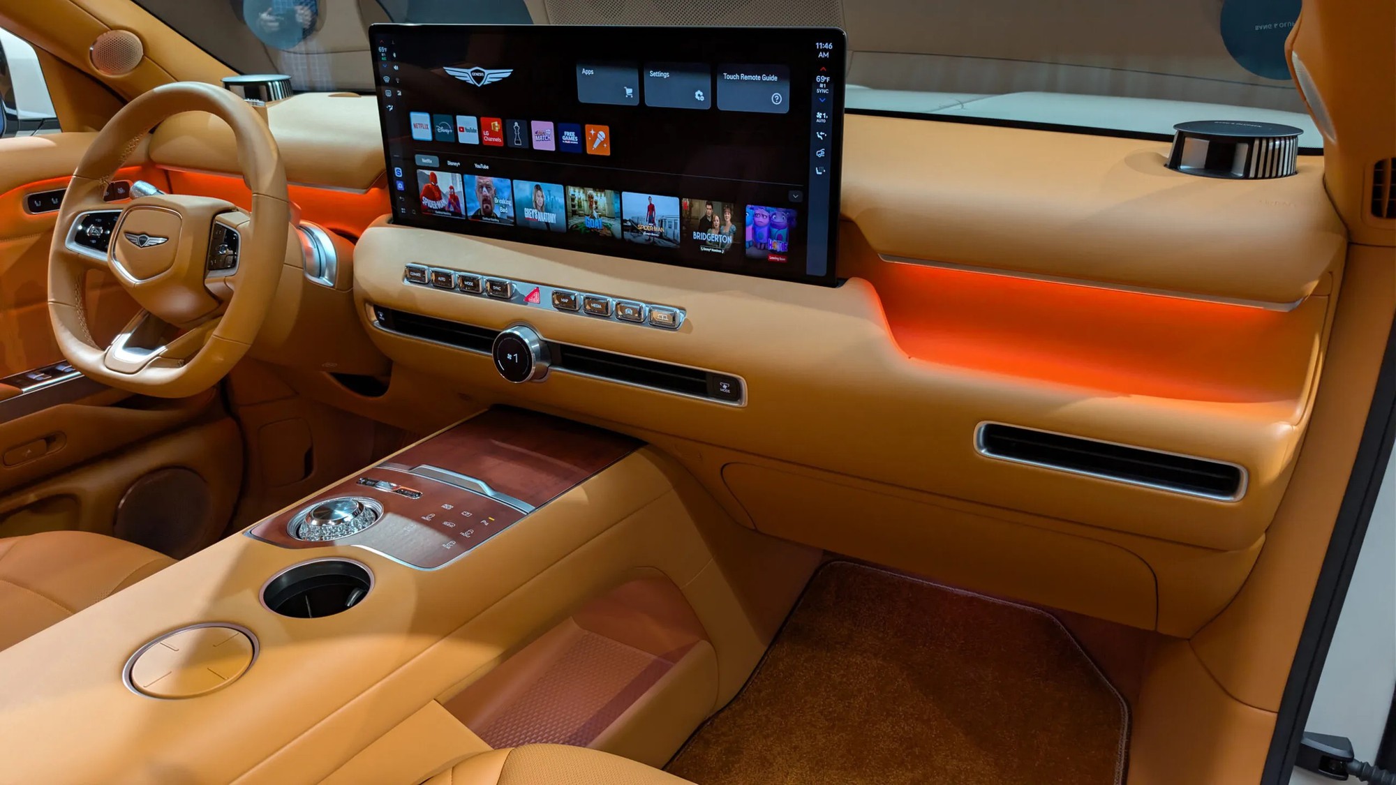Chi tiết Genesis GV90 mới ra mắt: SUV điện cỡ lớn c&oacute; cửa mở kiểu Rolls-Royce, c&ocirc;ng suất 657 m&atilde; lực, gi&aacute; b&aacute;n vẫn l&agrave; ẩn số - Ảnh 8.