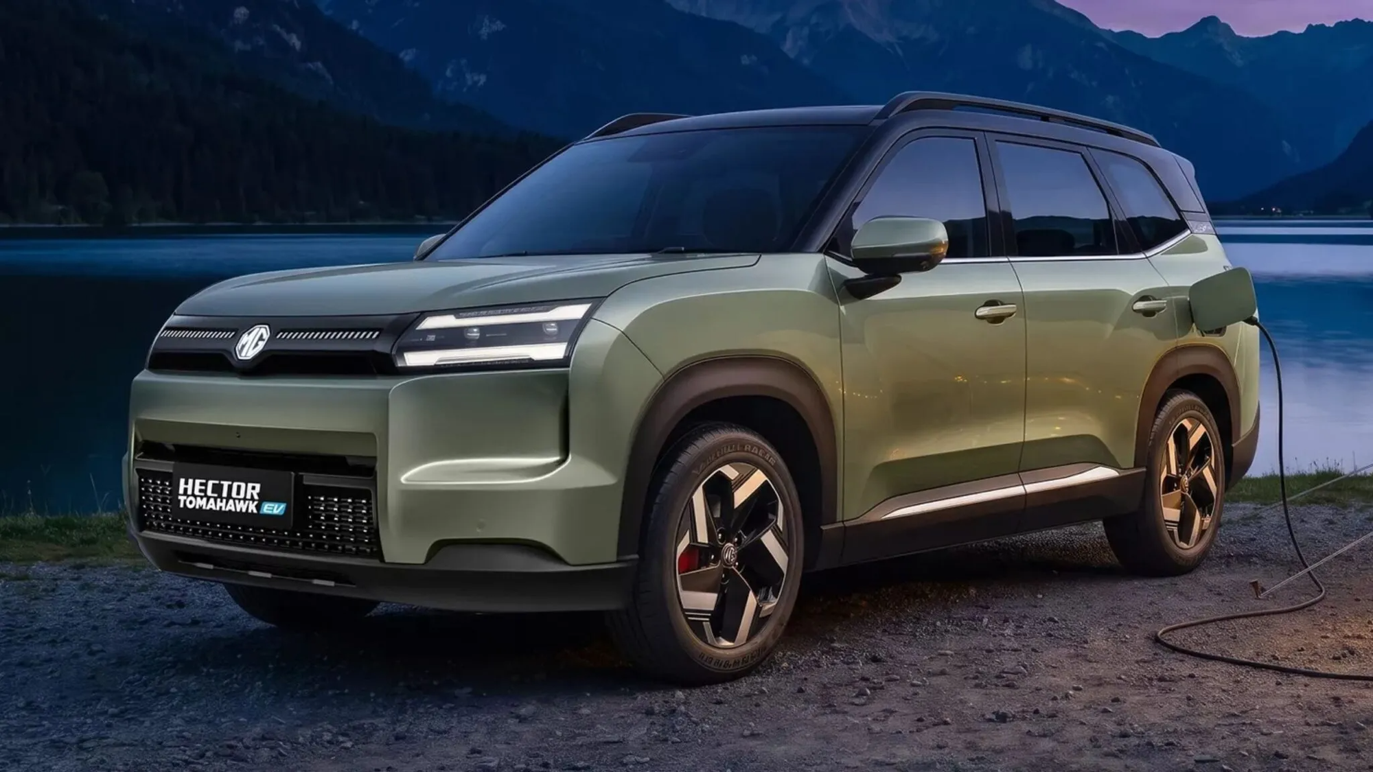 MG Hector Tomahawk ra mắt: SUV 7 chỗ dài hơn CR-V, có bản EV lẫn PHEV, giá quy đổi chỉ từ 381 triệu đồng - Ảnh 1.