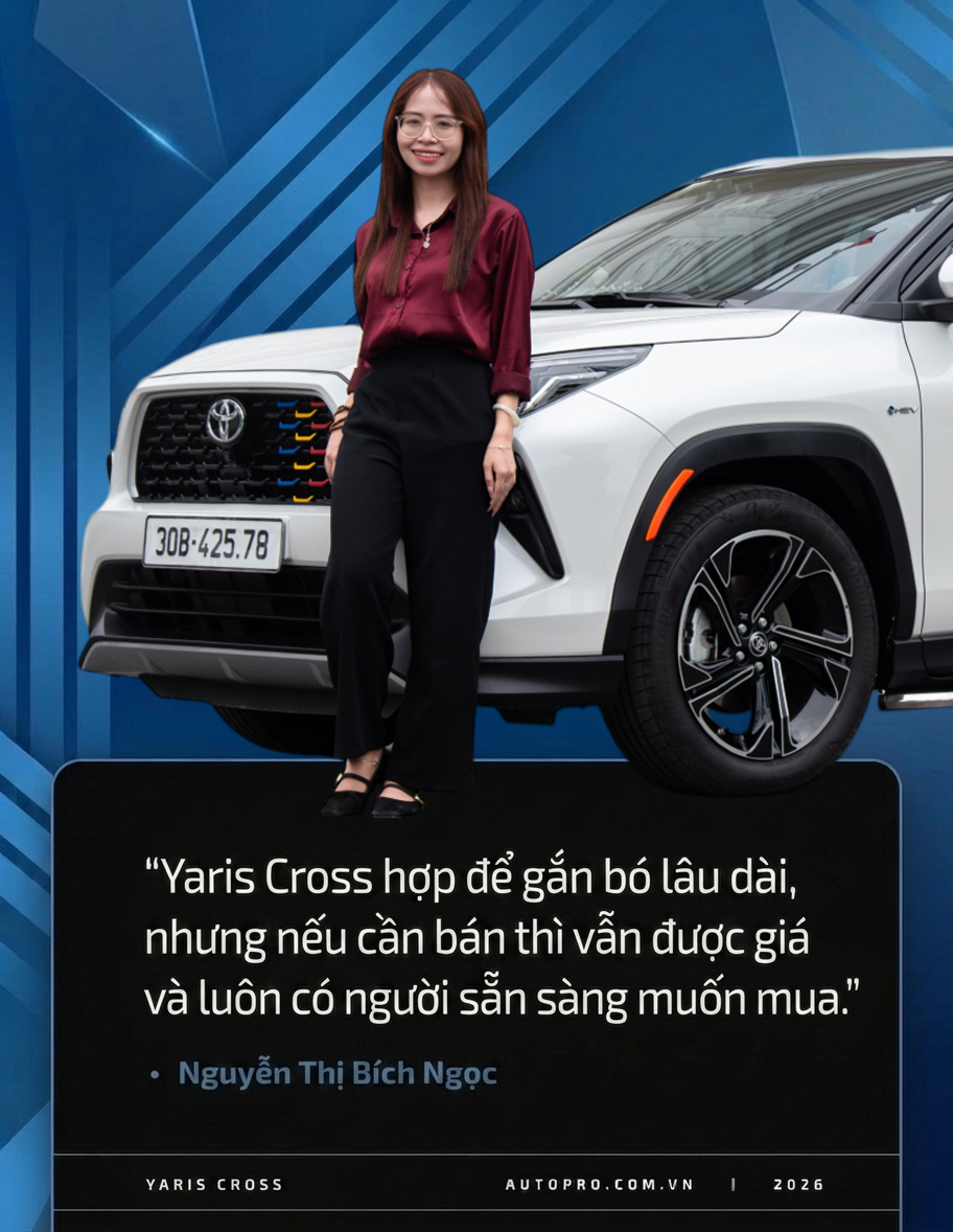 L&aacute;i thử từ Creta, Seltos tới CX-5, nữ chủ xe 25 tuổi chốt Toyota Yaris Cross HEV: &lsquo;Tiện nghi ổn, động cơ hybrid c&oacute; thứ cần cải thiện&rsquo; - Ảnh 12.