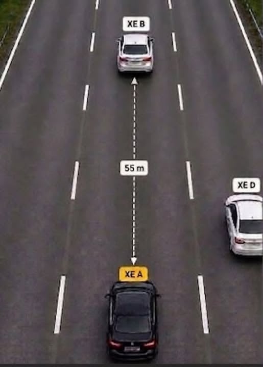 Những giải ph&aacute;p "h&agrave;i hước" của t&agrave;i xế Việt để giữ khoảng c&aacute;ch an to&agrave;n tr&ecirc;n cao tốc - Ảnh 1.