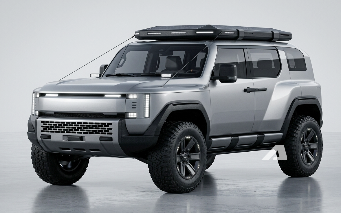 SUV Hyundai l&agrave; đối thủ mới của Land Cruiser lộ bản thương mại: D&aacute;ng &lsquo;chiến&rsquo; hơn cả Defender, cửa mở ngược kiểu Rolls-Royce - Ảnh 2.