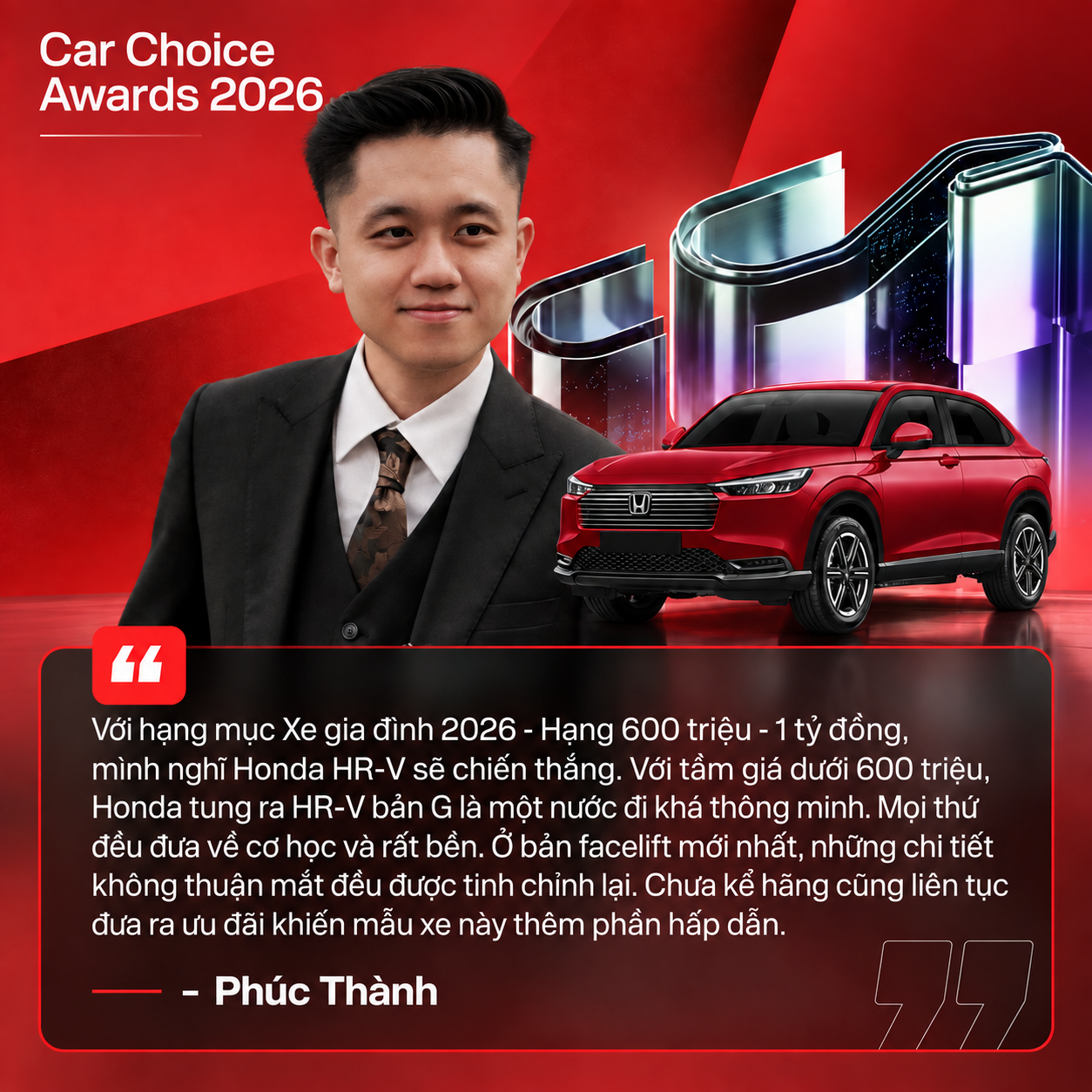 D&agrave;n KOC ng&agrave;nh xe gọi t&ecirc;n loạt &lsquo;ứng cử vi&ecirc;n&rsquo; tại Car Choice Awards 2026: Bất ngờ từ xe Trung Quốc đến những &lsquo;tượng đ&agrave;i&rsquo; cơ kh&iacute; thuần chất! - Ảnh 2.