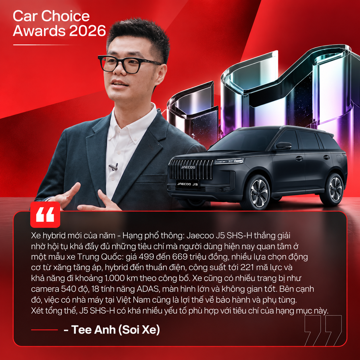 D&agrave;n KOC ng&agrave;nh xe gọi t&ecirc;n loạt &lsquo;ứng cử vi&ecirc;n&rsquo; tại Car Choice Awards 2026: Bất ngờ từ xe Trung Quốc đến những &lsquo;tượng đ&agrave;i&rsquo; cơ kh&iacute; thuần chất! - Ảnh 5.