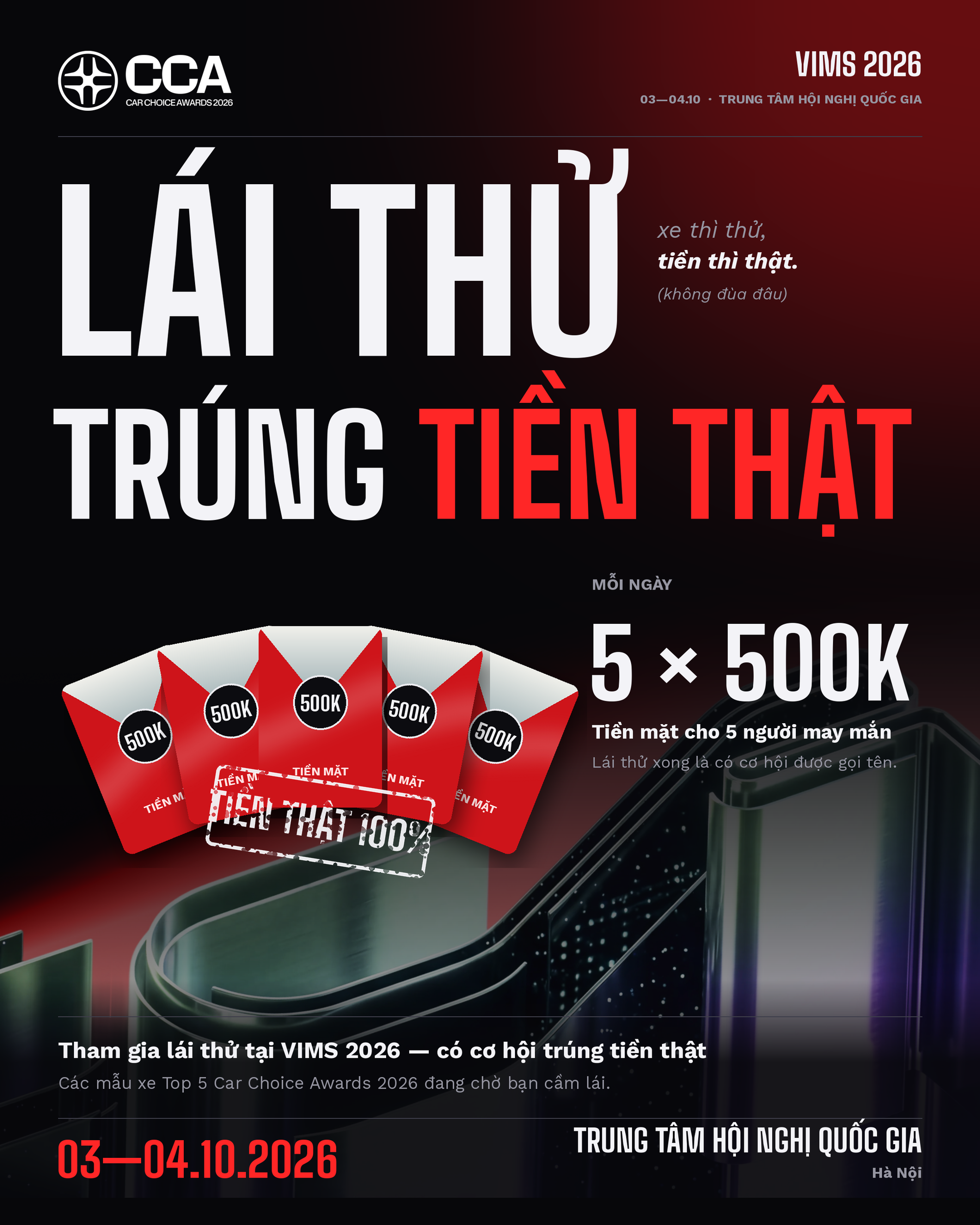 H&eacute; lộ phối cảnh khu trưng b&agrave;y xe tại VIMS 2026: Khoảng 60 chiếc Top 5 CCA đ&oacute;n kh&aacute;ch trước sảnh Trung t&acirc;m Hội nghị Quốc gia - Ảnh 31.