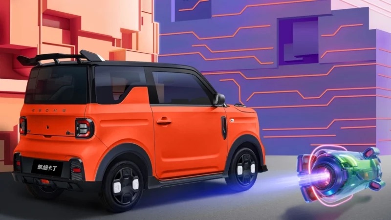 Geely có xe điện mini nhìn cực chất, giá quy đổi gần 170 triệu đồng: Cánh gió lớn như xe đua, 2 màn hình, chạy 210km/sạc - Ảnh 3.