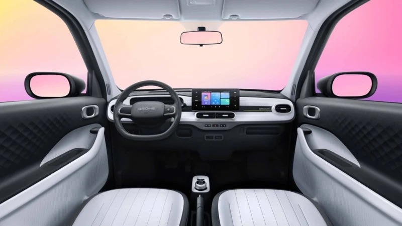 Geely có xe điện mini nhìn cực chất, giá quy đổi gần 170 triệu đồng: Cánh gió lớn như xe đua, 2 màn hình, chạy 210km/sạc - Ảnh 6.