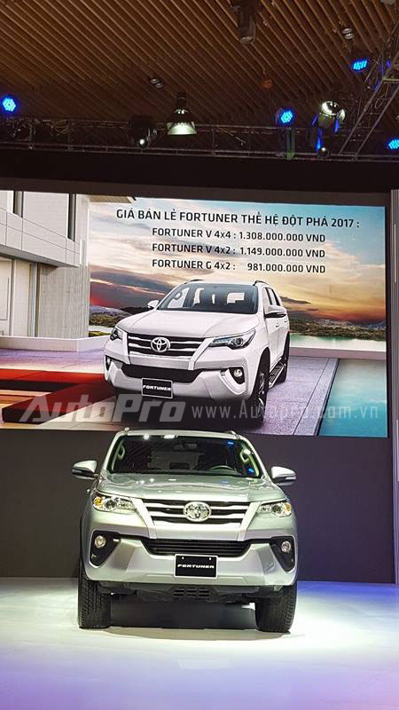 Toyota Fortuner 2017 ra mắt Việt Nam, giá từ 981 triệu Đồng - Ảnh 2.