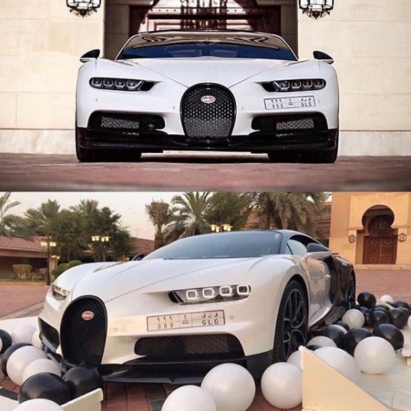 Sau màn đập hộp gây xôn xao, chiếc Bugatti Chiron của tay chơi Ả-Rập bị bắt gặp tại châu Âu - Ảnh 1.