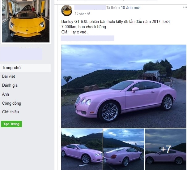 Cư dân mạng xôn xao với chiếc Bentley Continental GT màu hồng có giá rao bán hơn 1 tỷ Đồng - Ảnh 3.