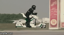 Chán siêu xe, cảnh sát Dubai tậu hẳn mô tô bay làm xe tuần tra - Ảnh 2.