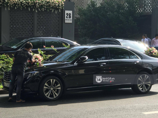 Audi A8L cùng dàn xe sang tham dự lễ đón dâu của Hoa hậu Thu Thảo - Ảnh 7.