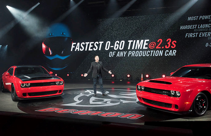 Dodge Challenger SRT Demon 2018 chính thức ra mắt, công suất 840 mã lực