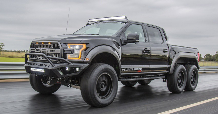 Chiêm Ngưỡng Ford F-150 Raptor 6 Bánh Đầu Tiên Trên Thế Giới