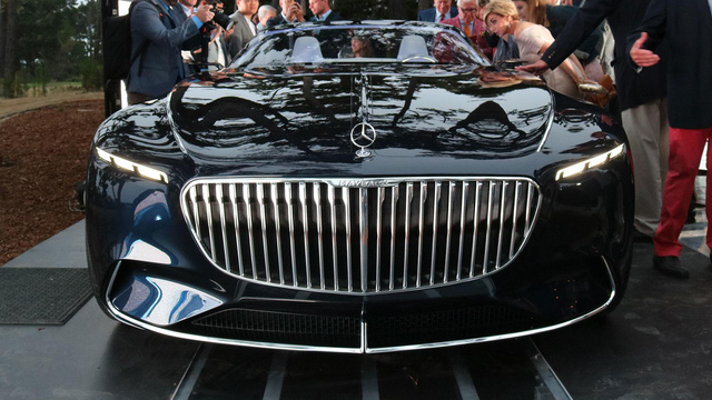 Chiêm ngưỡng vẻ đẹp xuất sắc của Vision Mercedes-Maybach 6 Cabriolet ngoài đời thực - Ảnh 4.