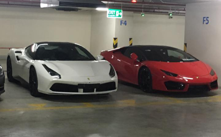 Choáng thiếu gia Hà Nội sở hữu bộ đôi Lamborghini Huracan LP580-2 và Ferrari  488 GTB