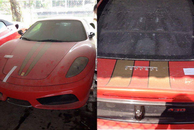 Bắt gặp Ferrari 430 Scuderia từng thuộc sở hữu Dũng mặt sắt làm bạn với bụi trong hầm đỗ xe - Ảnh 3. Bắt gặp Ferrari 430 Scuderia từng thuộc sở hữu Dũng mặt sắt làm bạn với bụi trong hầm đỗ xe - Ảnh 3.